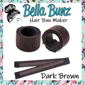 Bella Bunz Dark Brown Hair Bun Maker