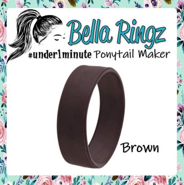 Bella Ringz Brown Hair Bun Maker